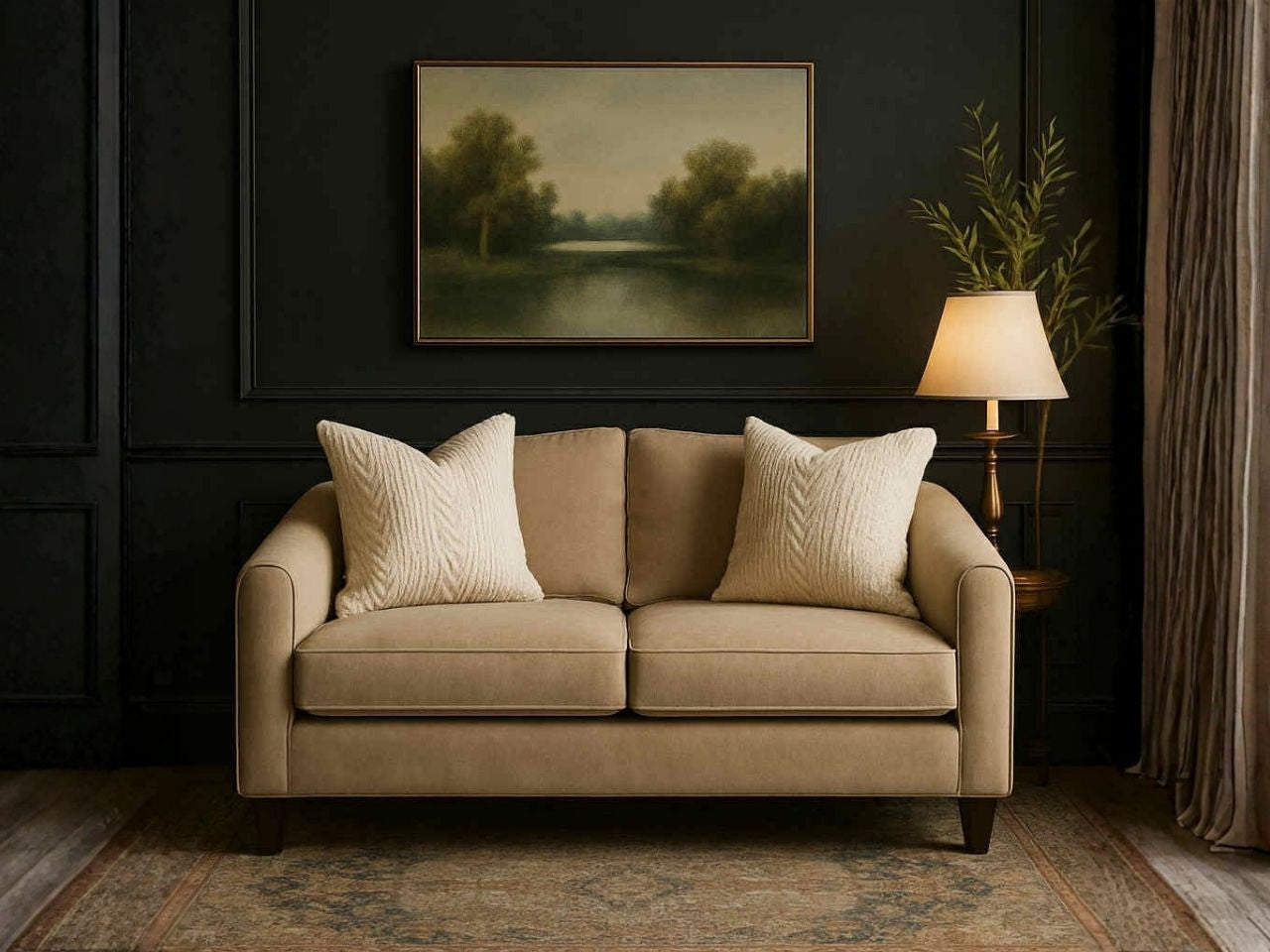 Lila Upholstered Deep Seat Loveseat view 5