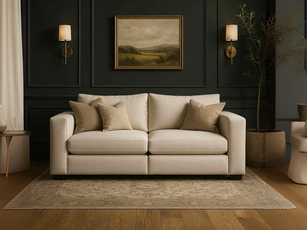Custom 2-pc Cloud Modular Sofa