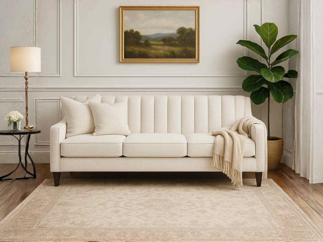 Chanel Straight Custom Sofa configuration 4