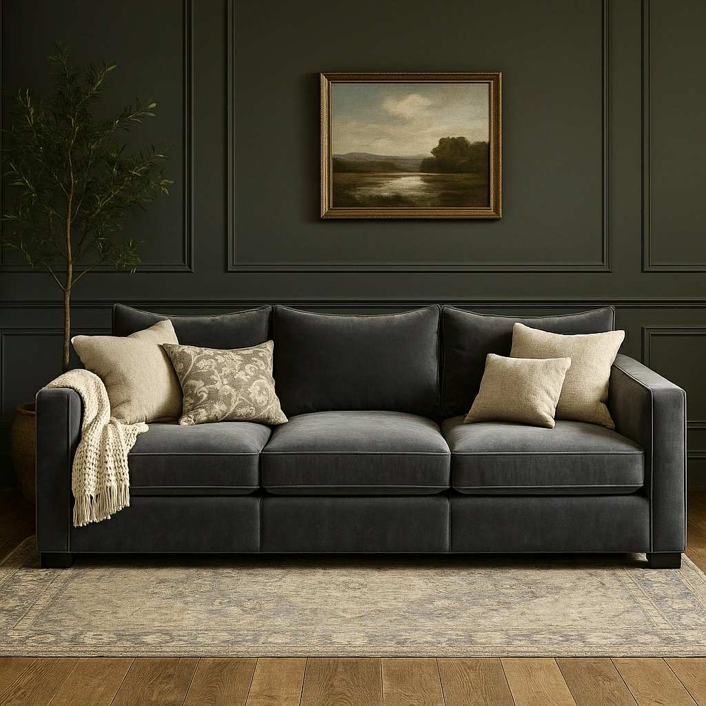 Custom 3-pc Cloud Modular Sofa view 2
