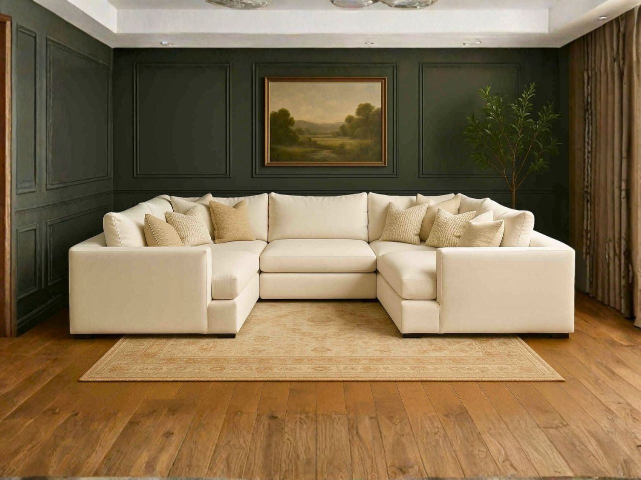 Custom 5-pc Cloud Modular Sectional - U Configuration view 4