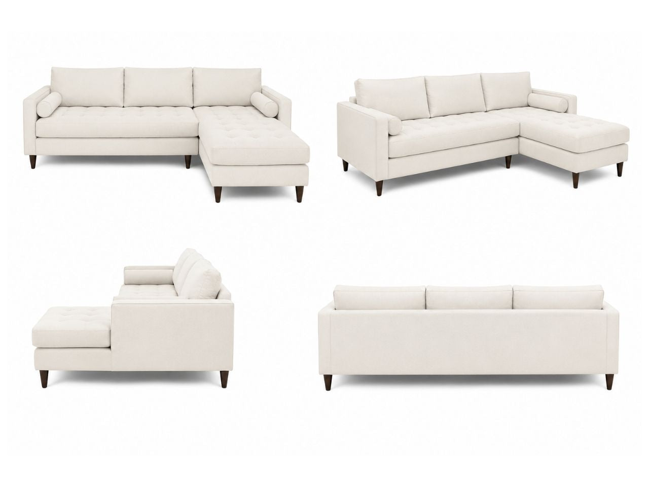 Angela 2 piece Custom Sectional view 5