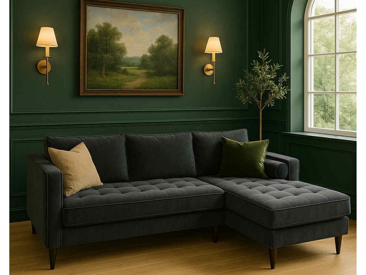 Angela 2 piece Custom Sectional view 4
