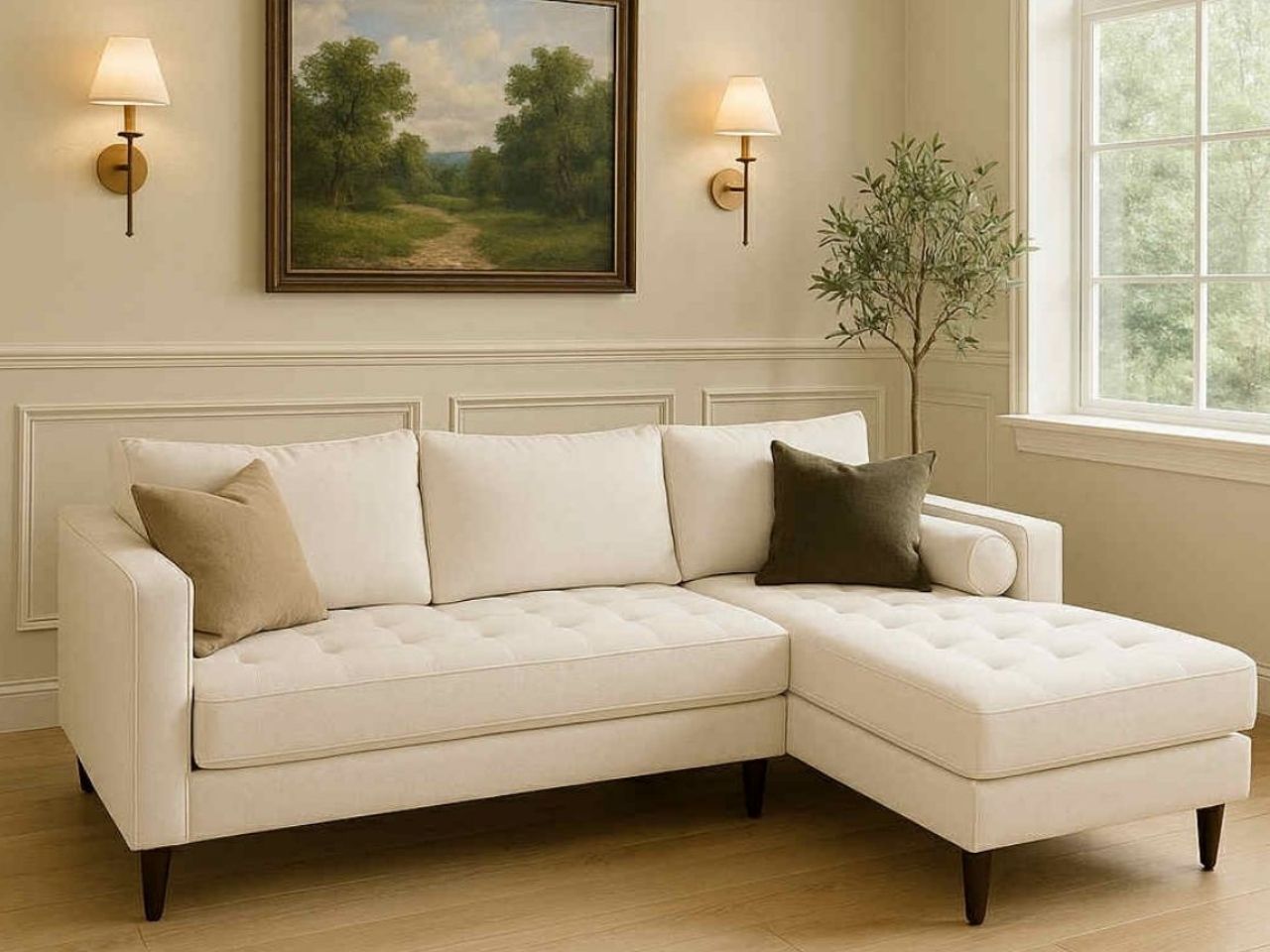 Angela 2 piece Custom Sectional view 2