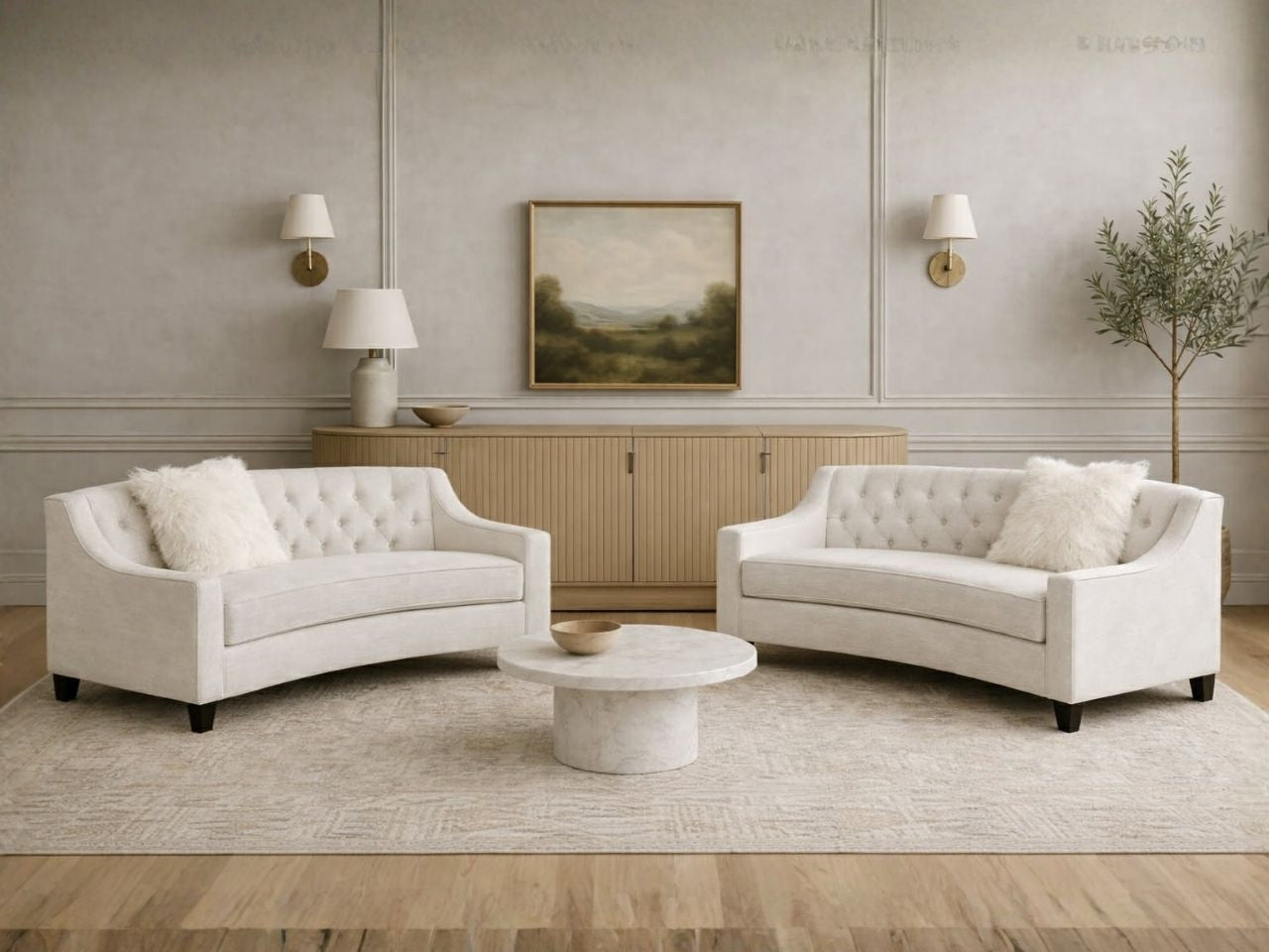 Astoria Custom Curved Sofa view 2