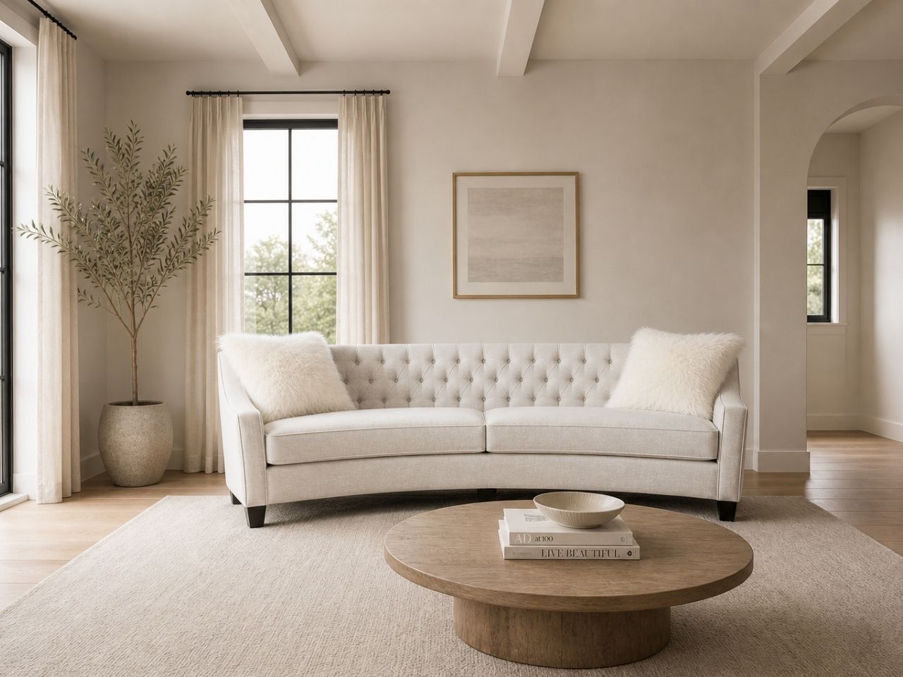Astoria Custom Curved Sofa