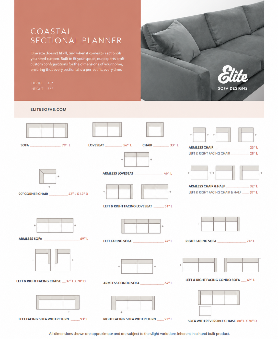 Coastal Custom Sectional view 8