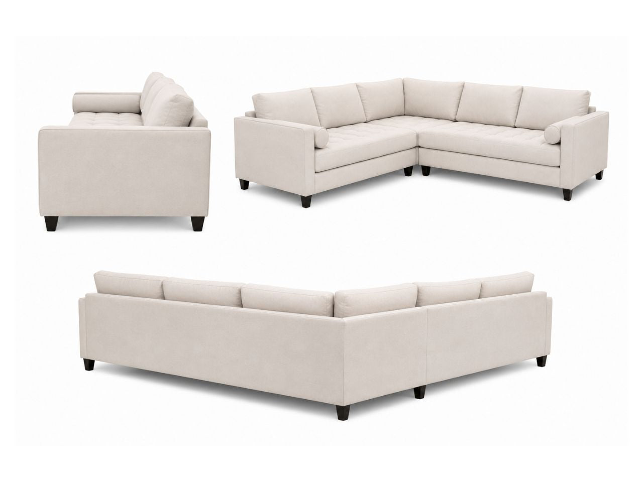 Custom 3-Piece Angela Sectional view 4