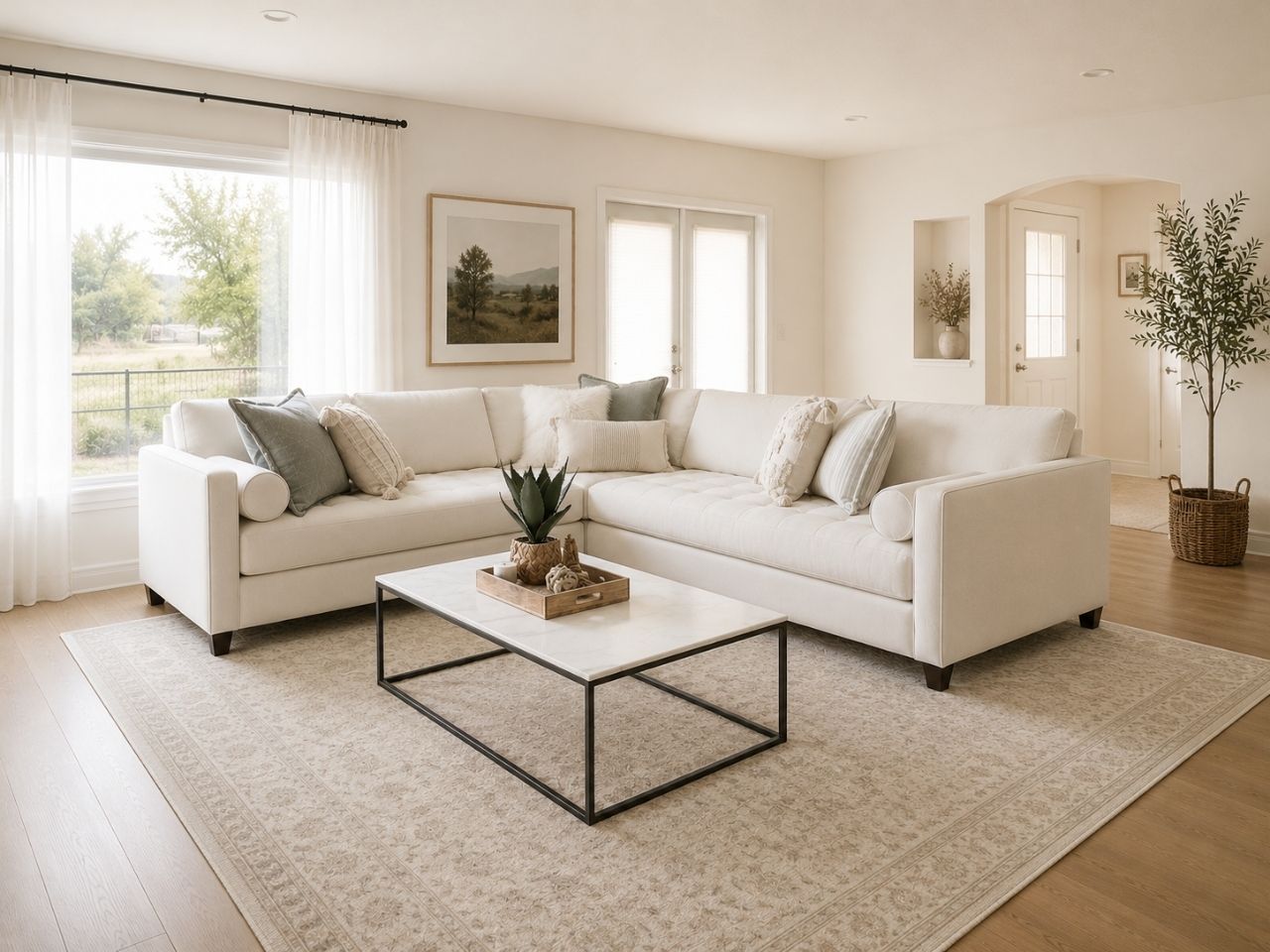 Custom 3-Piece Angela Sectional