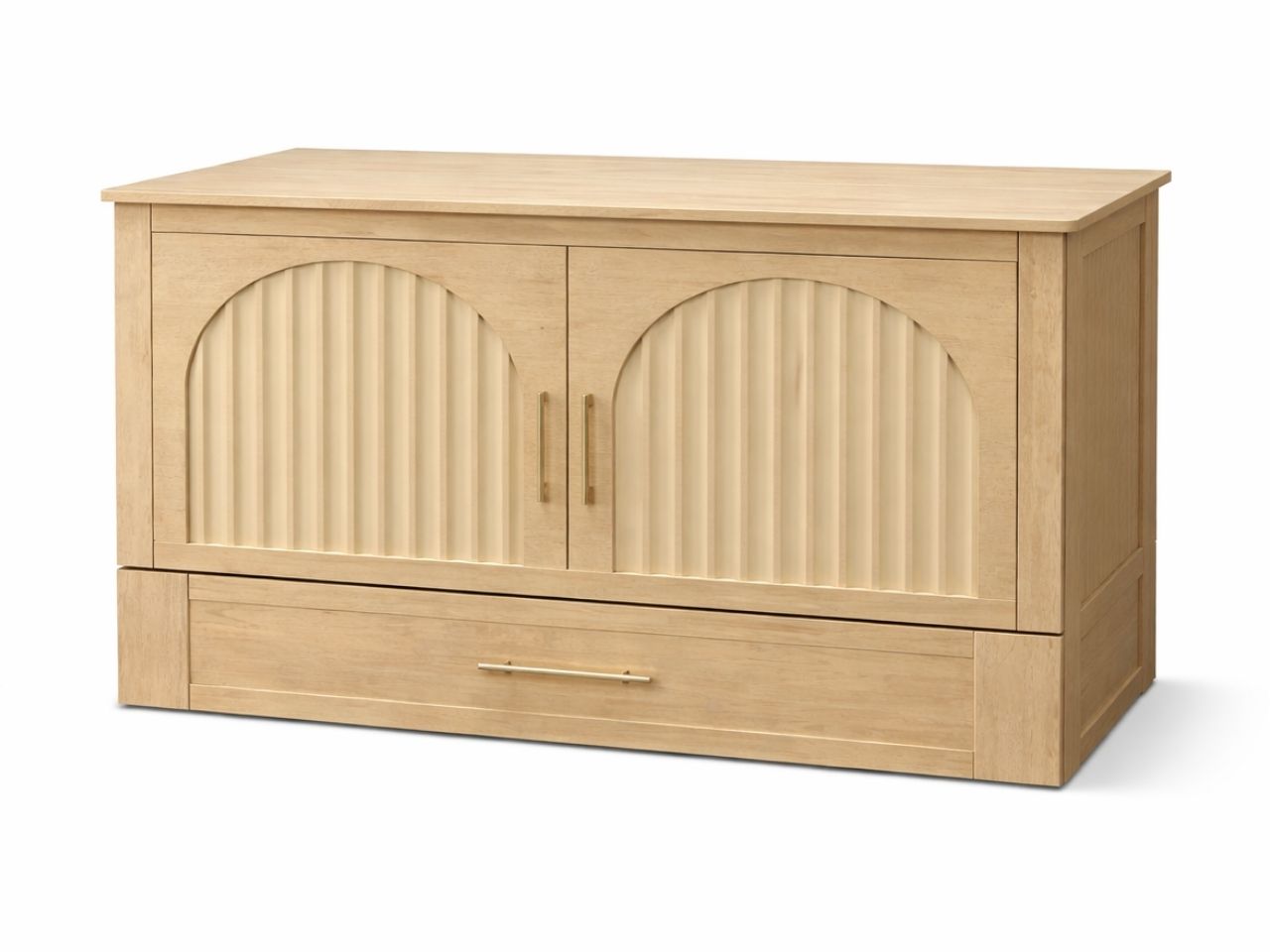 Eden Arched Solid Wood Cabinet Bed view 5