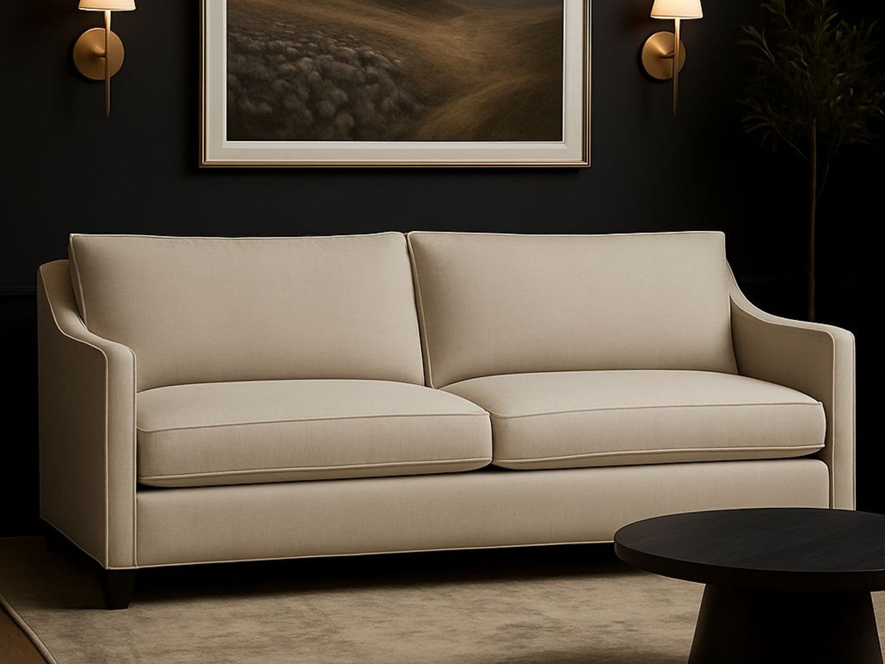 Lease Custom Sofa - Available in 200 fabrics view 4