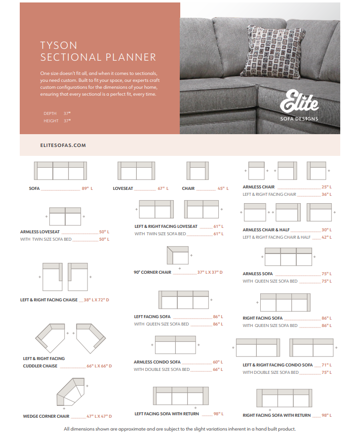 Tyson Custom Sectional configuration 5