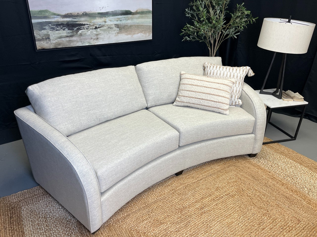 South Slope Custom 2-Seater Curved Sofa 94 view 3