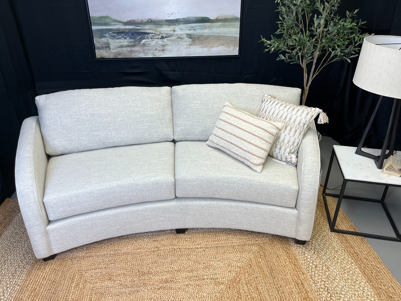 South Slope Custom 2-Seater Curved Sofa 94 view 4