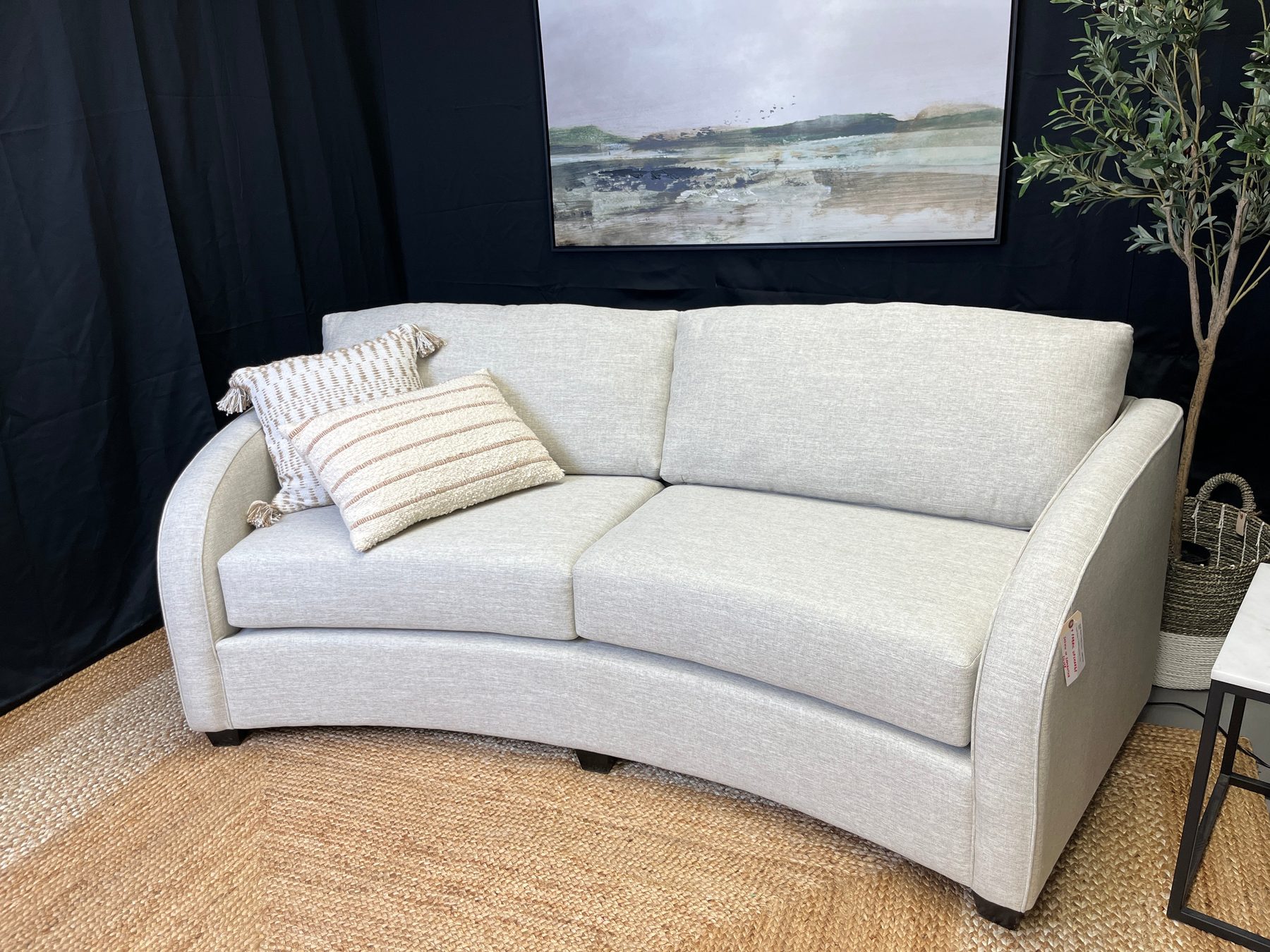 South Slope Custom 2-Seater Curved Sofa 94 view 5