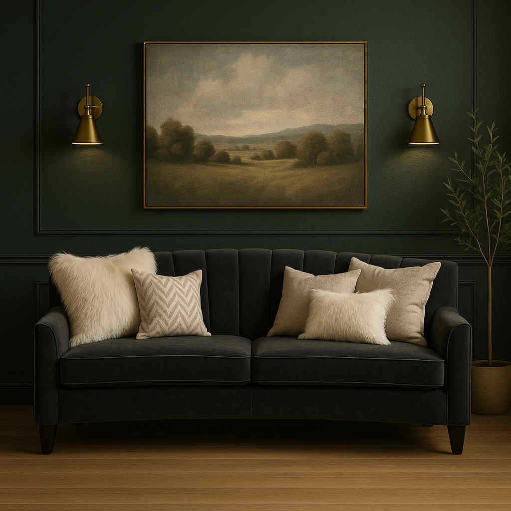 Chanel Custom Curved Sofa view 4