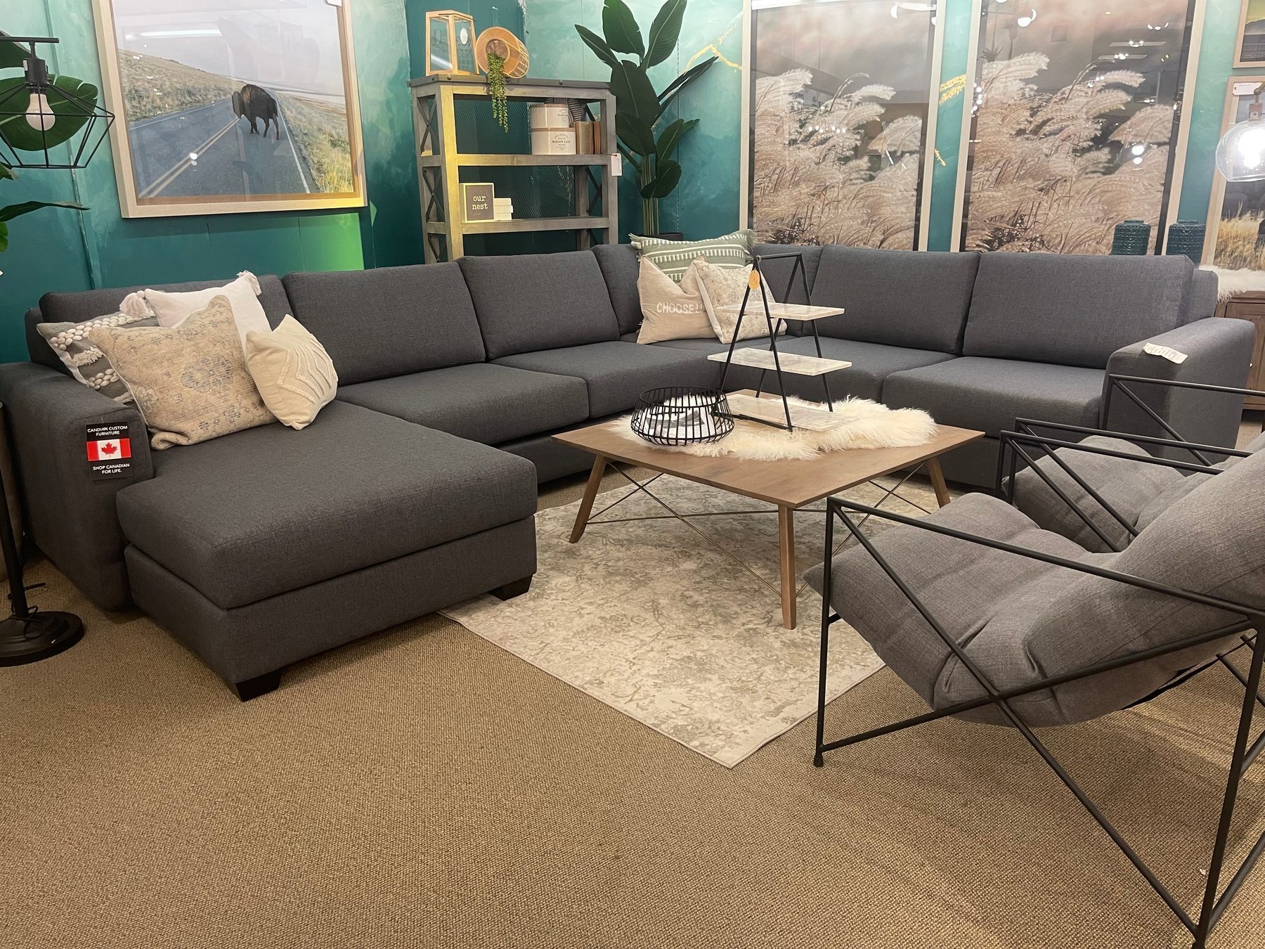 Montana Custom 4 Piece Sectional view 4